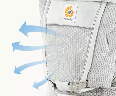 Maximum Airflow
Designed with mesh covering most of the carrier for maximum breathability