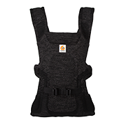 Ergobaby Aerloom Baby Carrier – Formaknit Stretch: Charcoal/Black