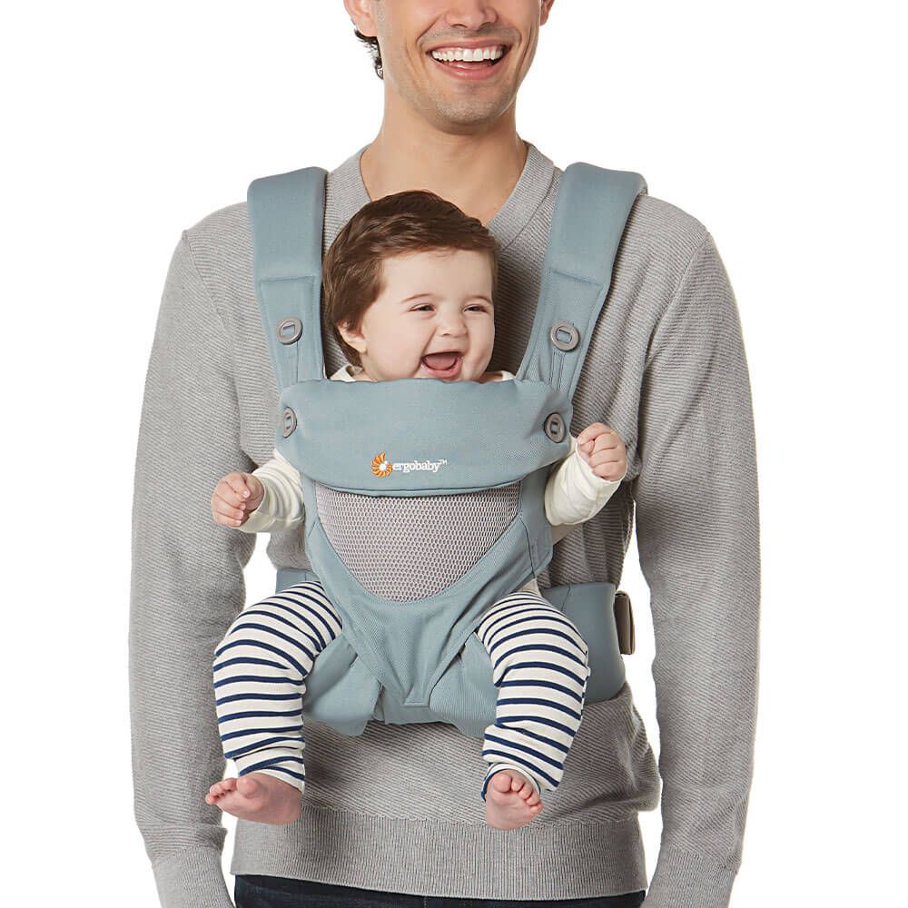Mesh 360 Baby Carrier - All Position Front Carrier - Sea Mist