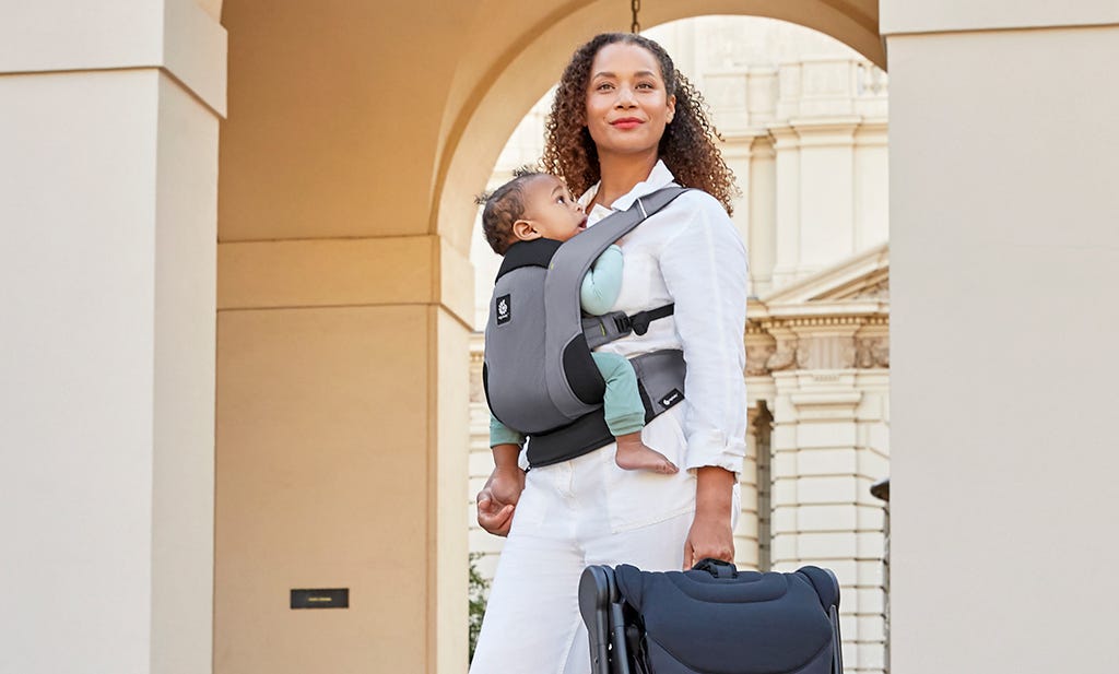 Our NEW Ergobaby AWAY Baby Carrier.